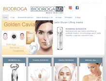 Tablet Screenshot of biodroga.cz