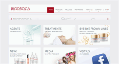 Desktop Screenshot of biodroga.com