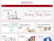 Tablet Screenshot of biodroga.com
